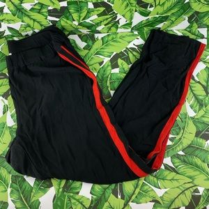 5 for $25 RO+DE Black Red Stripe Pants